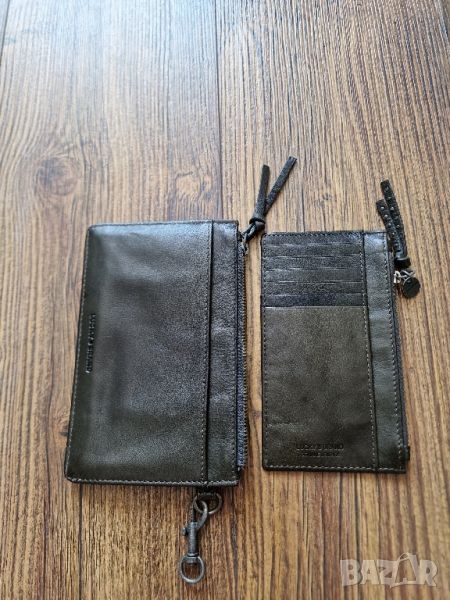 Страхотно дамско портмоне + карт холдер  , естествена кожа  цена 30л, снимка 1