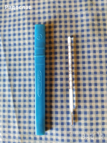 стар медицински термометър U.S.A., снимка 1