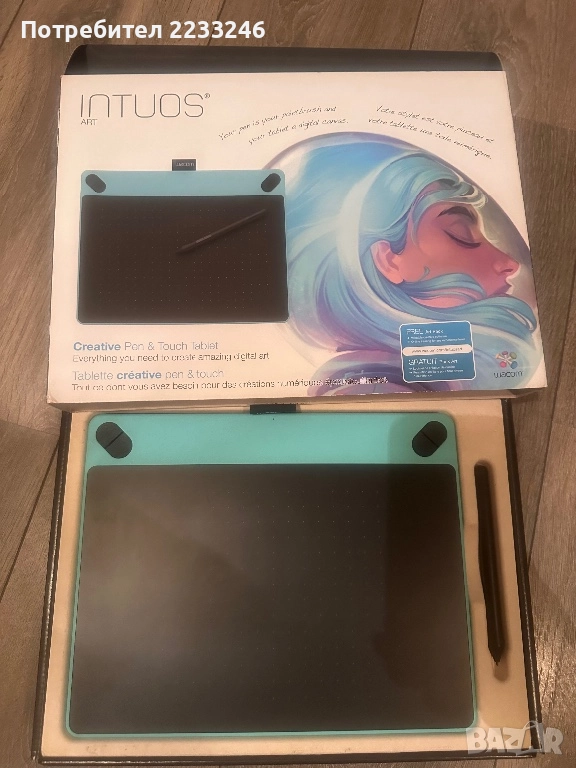 Графичен таблет Wacom Intuos, снимка 1