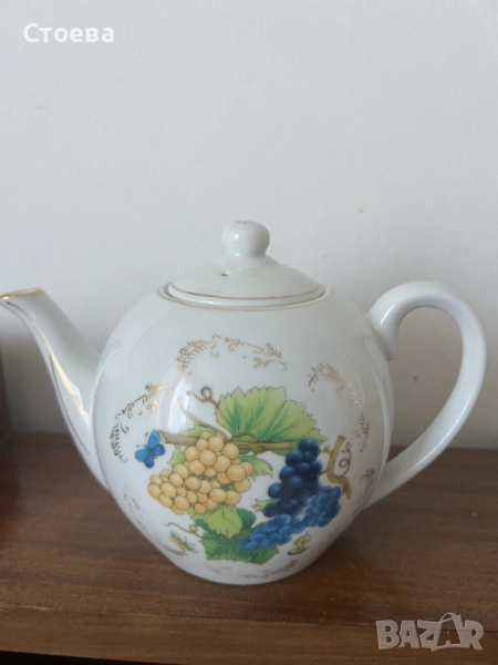 порцеланов чайник Израел, снимка 1