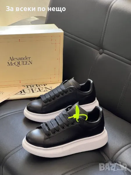 Alexander McQueen Дамски Черни Маратонки👟Дамски Спортни Обувки Александър Макуин Код E374, снимка 1