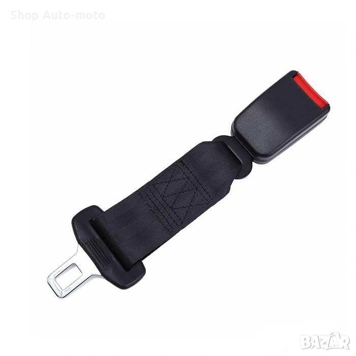 Универсален удължител за предпазен колан Automat-350мм, Черен, снимка 1