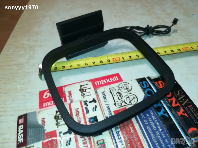 АНТЕНА С КАБЕЛ И БУКСА С ДВА ПИНА ЗА ТУНЕР 1207251907, снимка 1