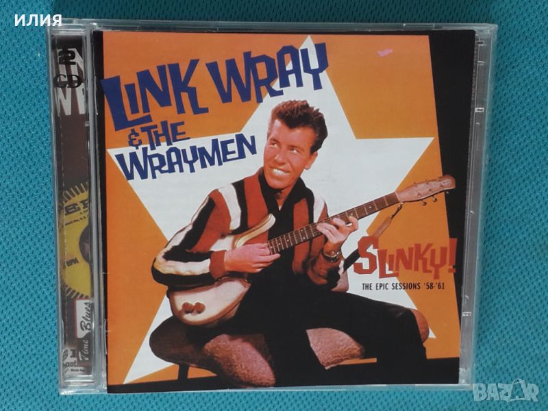 Link Wray & The Wraymen – 2002 - Slinky! The Epic Sessions '58-'61(2CD)(Rock & Roll,Rockabilly), снимка 1