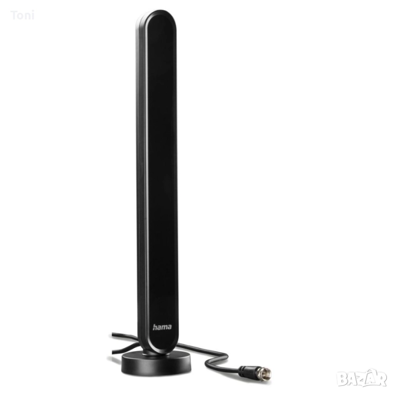 Радио антена с вграден усилвател, Тв антена HAMA FM, DAB, DAB+, снимка 1