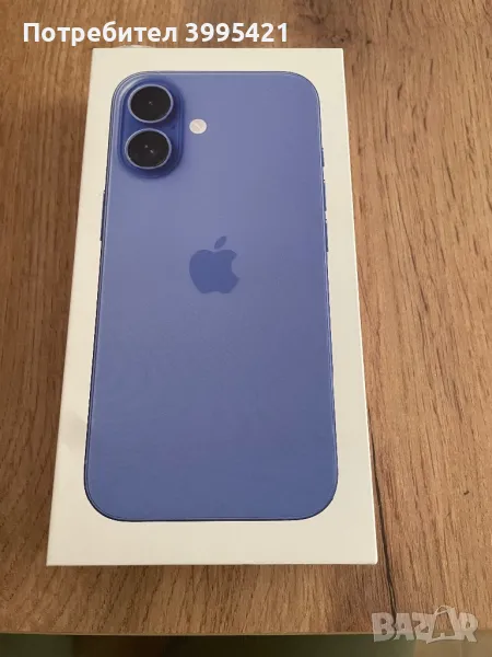 iPhone 16 256GB Blue, снимка 1