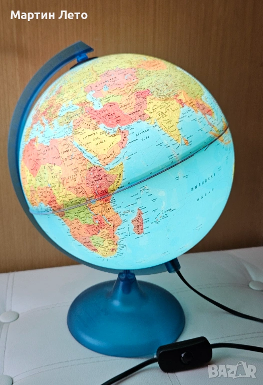 Светещ глобус 25 см. Страхотен!, снимка 1