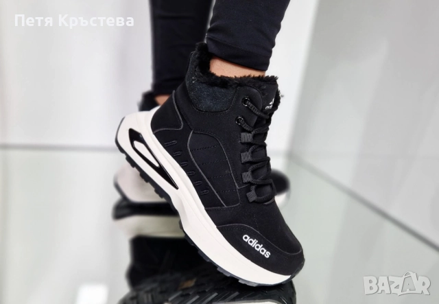 Adidas Черни Зимни Дамски Боти , снимка 7 - Дамски боти - 52117112