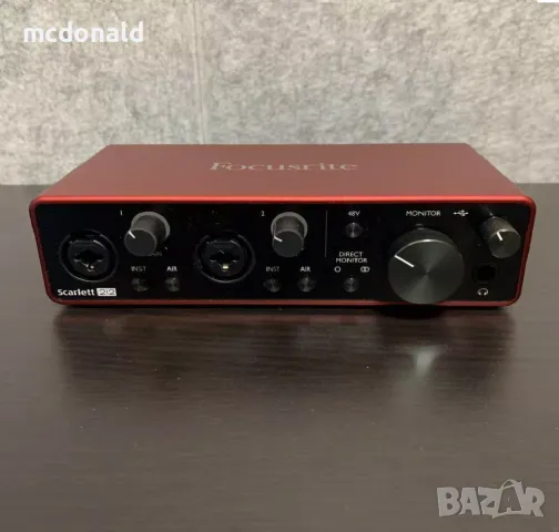 Sound card Focusrite Scarlett 2i2 звукова карта presonus, снимка 1 - Други - 46830609