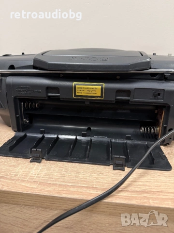 🔈Двукасетъчен радиокасетофон с компакт диск Sony CFD-222 - Boombox🔈, снимка 6 - Аудиосистеми - 53505767