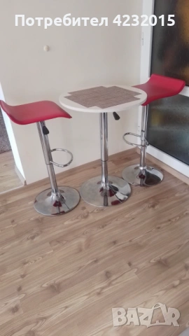 Бар маса и столове , снимка 2 - Маси - 54091258