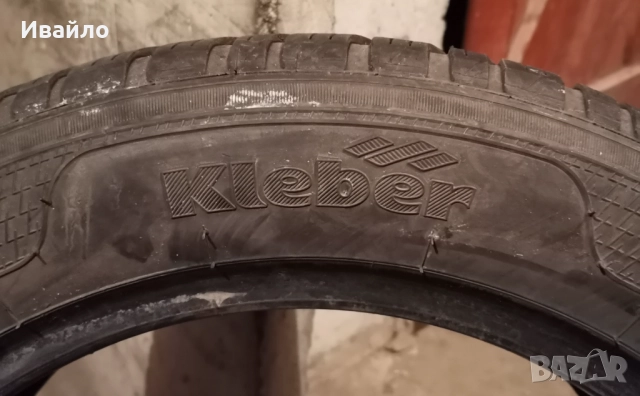 Продавам 2 броя зимни гуми 205.55.16 на 1 сезон дот 2019 Kleber , снимка 3 - Гуми и джанти - 52572875