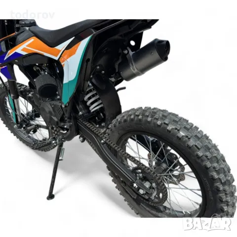 Бензинов Офроуд Кросов Мотор DIRT BIKE125сс, Джъмбо Гуми, 85км/ч, 7KW, снимка 4 - Мотоциклети и мототехника - 47360377