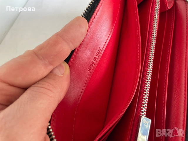 Кожен портфейл Christian Louboutin Оригинал, снимка 12 - Портфейли, портмонета - 51767203