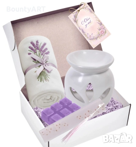 Подаръчна кутия "Лавандулова свежест"– персонализиран подарък 🎁, снимка 2 - Подаръци за рожден ден - 53519751