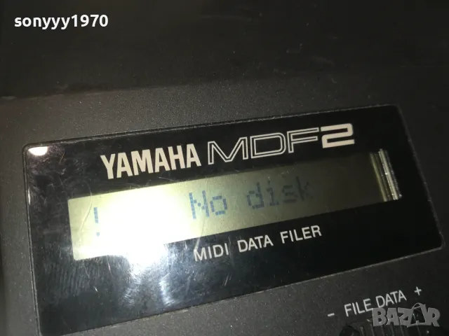 YAMAHA MDF2 MIDI DATA FILER-MADE IN JAPAN-ВНОС SWISS 1409241903, снимка 3 - Синтезатори - 47240493