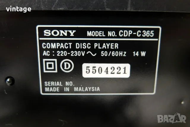 Sony CDP-C365, снимка 7 - Други - 47166570