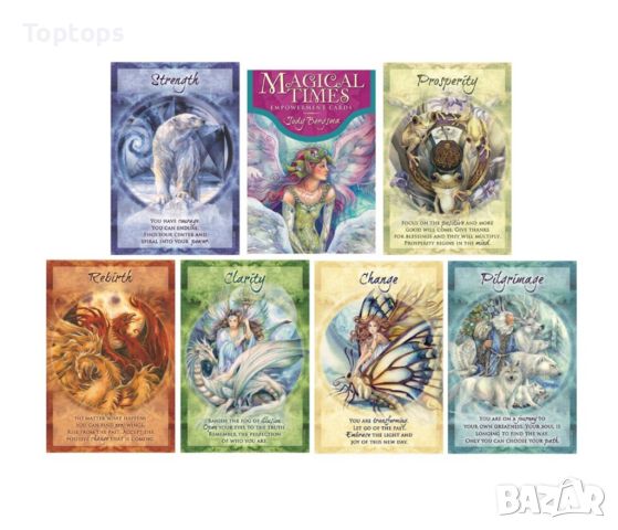 Оракул:Magical Messages from Fairies & Magical Times Empowerment Cards, снимка 4 - Други игри - 36312421