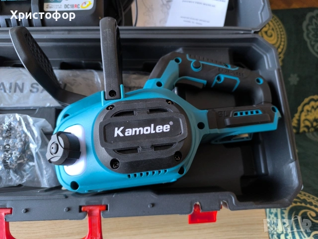 Ел. верижен трион на батерии, снимка 2 - Моторни триони/резачки - 53736209