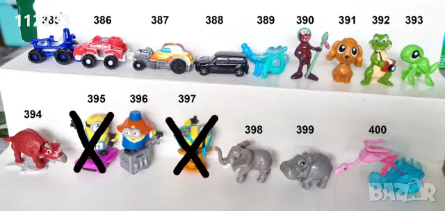 Над 400 Киндер играчки от яйца Kinder Surprise, снимка 9 - Фигурки - 47226377