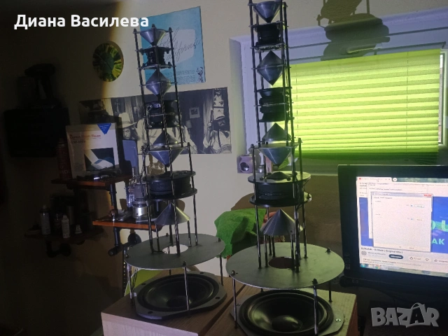 Екстравагантни тонколони тип кули ръчна изработка, снимка 4 - Тонколони - 53912724