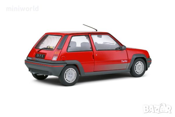 Renault 5 GT Turbo 1985 - мащаб 1:18 на Solido моделът е нов в кутия, снимка 4 - Колекции - 46322397