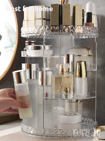 Въртящ се органайзер за грим, снимка 9 - Други стоки за дома - 52628264