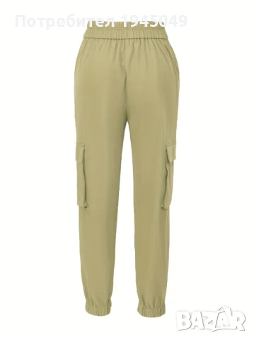 Дамски ежедневни карго панталони - С размер, снимка 10 - Панталони - 51149856