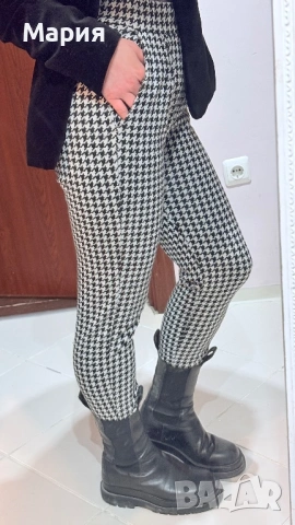 Елегантен панталон Lager 157 – модел „Alba“ (Пепит), снимка 5 - Панталони - 53729912