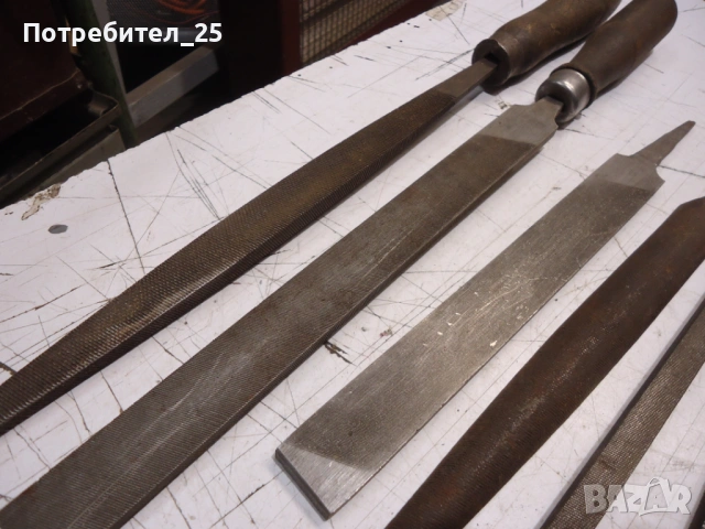 9 бр. шлосерски пили, снимка 6 - Други инструменти - 53117128