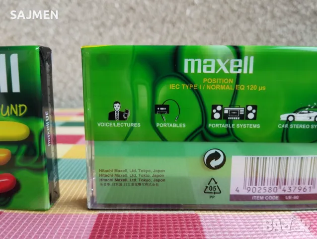 MAXELL; Нови аудио касети, снимка 6 - Декове - 48147252