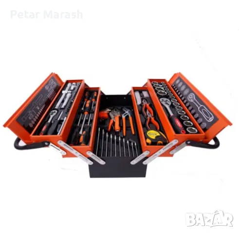 Комплект Инструменти в Метален Куфар 147 Части KRAFT WORLD, снимка 6 - Куфари с инструменти - 50335487