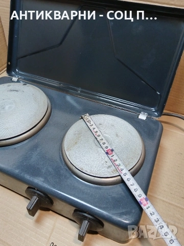 Соц Стар Голям Емайлиран Български Двоен Котлон. НОМЕР 1409., снимка 11 - Антикварни и старинни предмети - 53940460