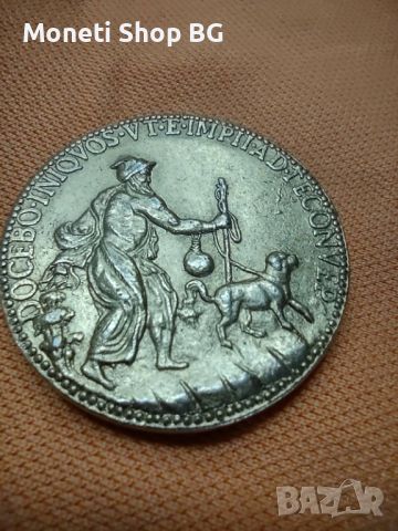 Медал с изображението на Микеланджело, снимка 5 - Антикварни и старинни предмети - 46462693