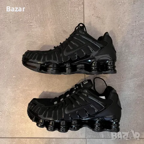 Nike Air Max Shox TL Black Размер 37.5 43 44, снимка 2 - Маратонки - 48733865