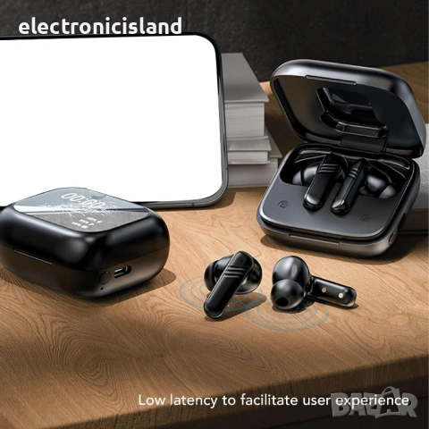 🚀 2026 НОВ МОДЕЛ Смарт Слушалки с LCD Тъчскрийн | Bluetooth 5.4 | ANC + ENC шумоподтискане, снимка 6 - Bluetooth слушалки - 53990800