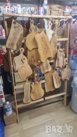 Дървени дъски и сачове за мезета, снимка 3 - Аксесоари за кухня - 52439273