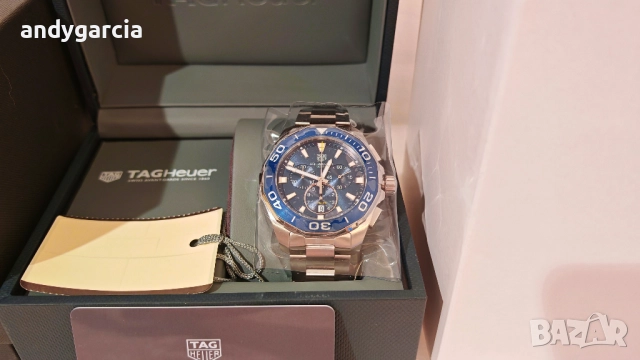  TAG Heuer Aquaracer CAY111B.BA0927 43mm Mens Watch черен мъжки часовник ЧИСТО НОВ, снимка 2 - Мъжки - 52027663