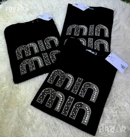 Памучна дамска рокля Miu Miu , снимка 4 - Рокли - 50414381