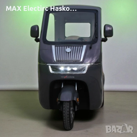 Триместна електрическа триколка LUXURY BUS 2000W/60V/25Ah - GRAY, снимка 5 - Мотоциклети и мототехника - 52132128