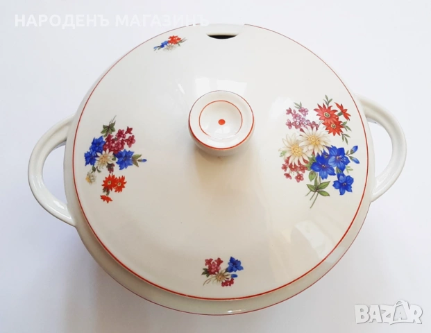 RICHTER, FENKL, HAHN - RFH – ЧЕХОСЛОВАКИЯ - Порцеланов сервиз за хранене за 6 човека чинии порцелан , снимка 4 - Други ценни предмети - 53622812