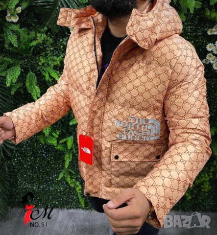 мъжко яке the north face gucci , снимка 2 - Якета - 51394637