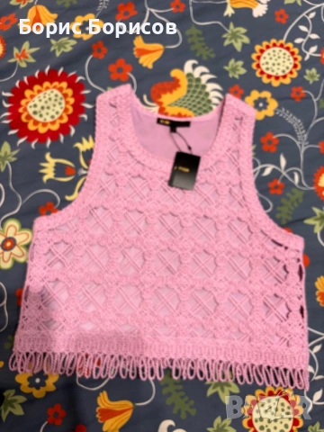 Maje crop top, снимка 6 - Корсети, бюстиета, топове - 53307110