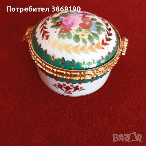 Керамична кутийка за бижута с обков, снимка 6 - Други - 52131273