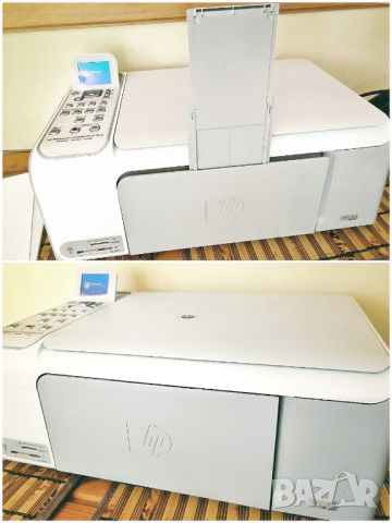 HP Photosmart C4180 All-in-One / цветен мастилоструен принтер скенер копир / състояние: отлично, снимка 8 - Принтери, копири, скенери - 45568584