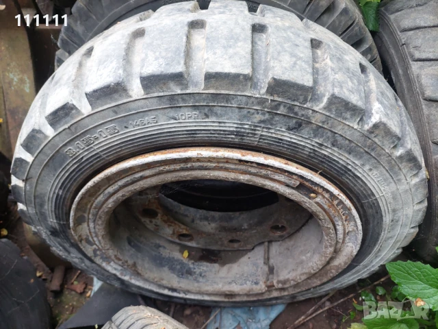 Гуми с джанти 8,15х15 цола  и само гуми , снимка 4 - Други машини и части - 50578247