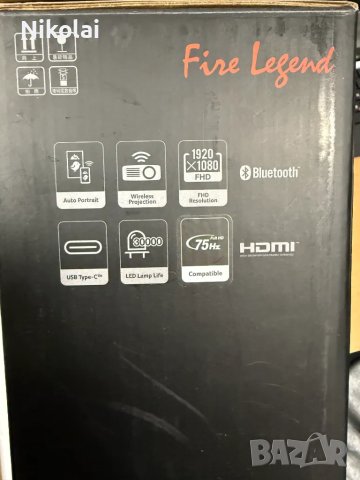 Проектор AOPEN QF12 LED Projector, снимка 7 - Плейъри, домашно кино, прожектори - 49765960