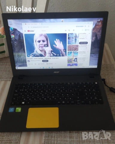 Отличен Acer E5-573 Pentium 3825u 4gb 320gb 2,5ч батерия, снимка 3 - Лаптопи за дома - 54217700