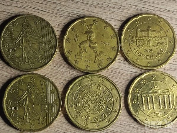 Евро монети, снимка 8 - Нумизматика и бонистика - 53651647