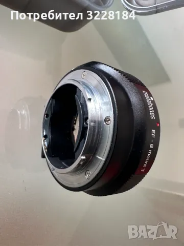 METABONES - Canon EF -> Sony E-mount адаптер  EF-E mount T, снимка 4 - Обективи и филтри - 48652499